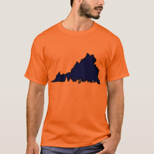 Virginia Script Tee - Orange