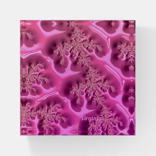 VIRGINIA ~ Shades of Pink ~ Paperweight