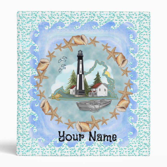 Virginia Shells Lighthouse Binder (Front)
