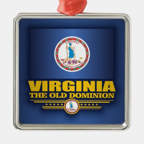 Virginia SP Metal Ornament