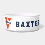 Virginia Split V Bowl<br><div class="desc">Check out these Virginia Cavaliers designs! Show off your Virginia Cavaliers pride with these new University products. These make the perfect gifts for the Virginia student, alumni, family, friend or fan in your life. All of these Zazzle products are customizable with your name, class year, or club. Go Wahoos!</div>