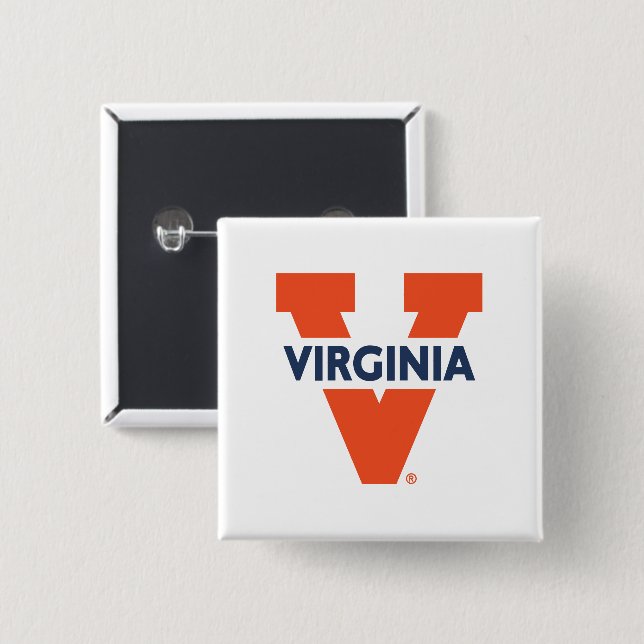 Virginia Split V Button (Front & Back)