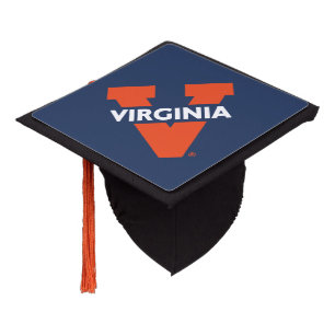 Virginia Split V Graduation Cap Topper