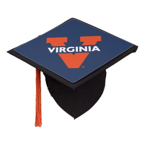 Virginia Split V Graduation Cap Topper