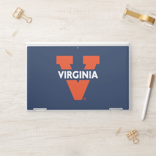 Virginia Split V HP Laptop Skin (Desk)