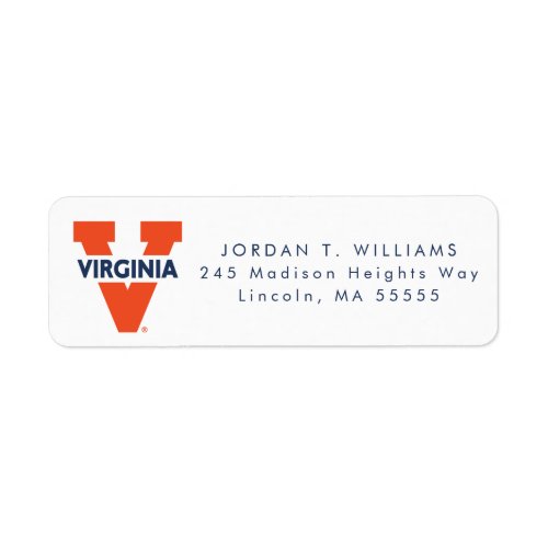 Virginia Split V Label