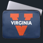 Virginia Split V Laptop Sleeve<br><div class="desc">Check out these Virginia Cavaliers designs! Show off your Virginia Cavaliers pride with these new University products. These make the perfect gifts for the Virginia student,  alumni,  family,  friend or fan in your life. All of these Zazzle products are customizable with your name,  class year,  or club. Go Wahoos!</div>