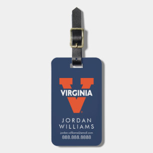 Virginia Split V Luggage Tag