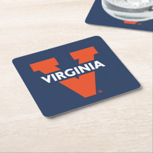 Virginia Split V Square Paper Coaster