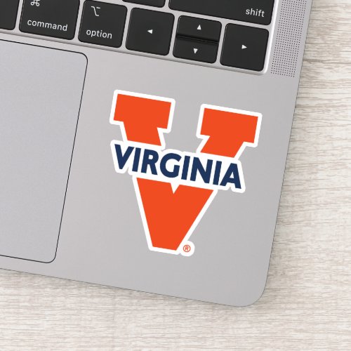 Virginia Split V Sticker