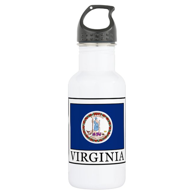 Virginia Stainless Steel Water Bottle (Front)