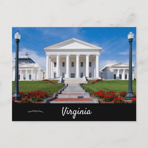 Virginia State Capitol Richmond Virginia Postcard