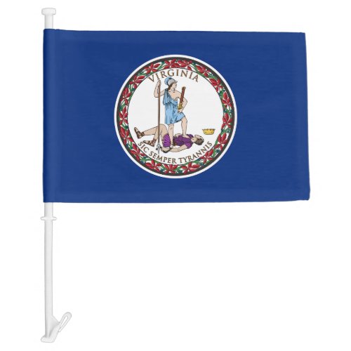Virginia State Car Flag