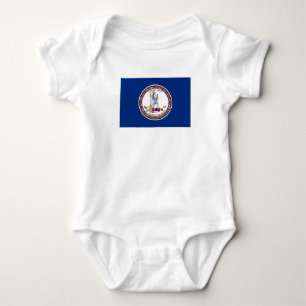 Virginia State Flag Baby Bodysuit
