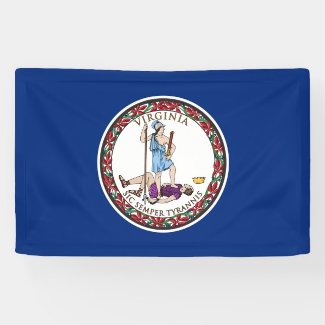 Virginia State Flag Banner (Horizontal)
