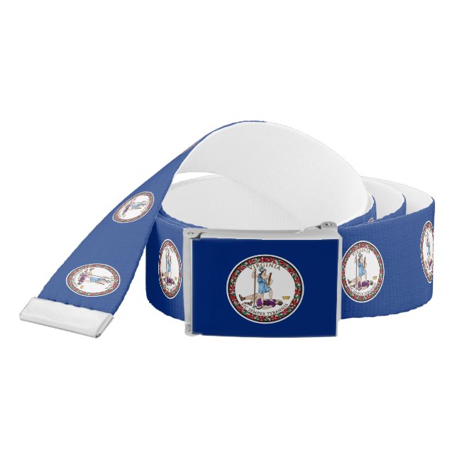 Virginia State Flag Belt (Snake)