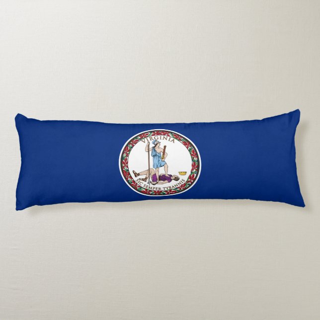 Virginia State Flag Body Pillow (Back)