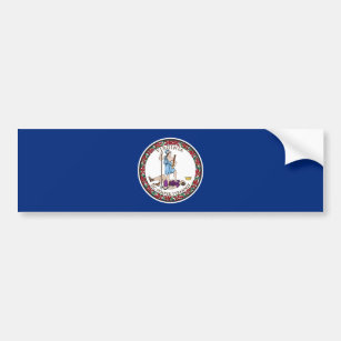 Virginia State Flag Bumper Sticker