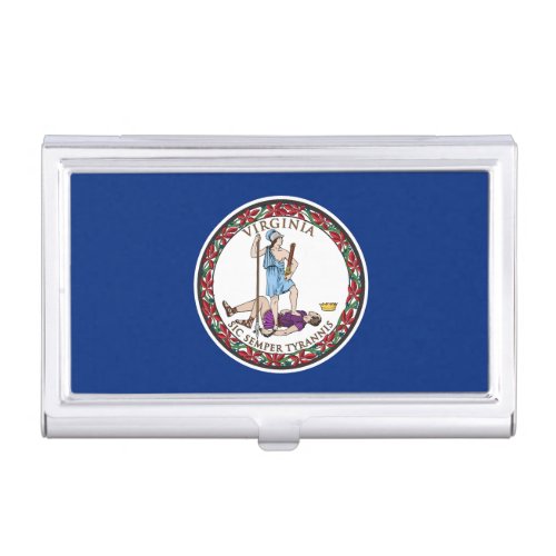 Virginia State Flag Business Card Case