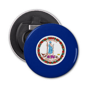Virginia State Flag Design Bottle Opener