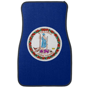 Virginia State Flag Design Car Mat