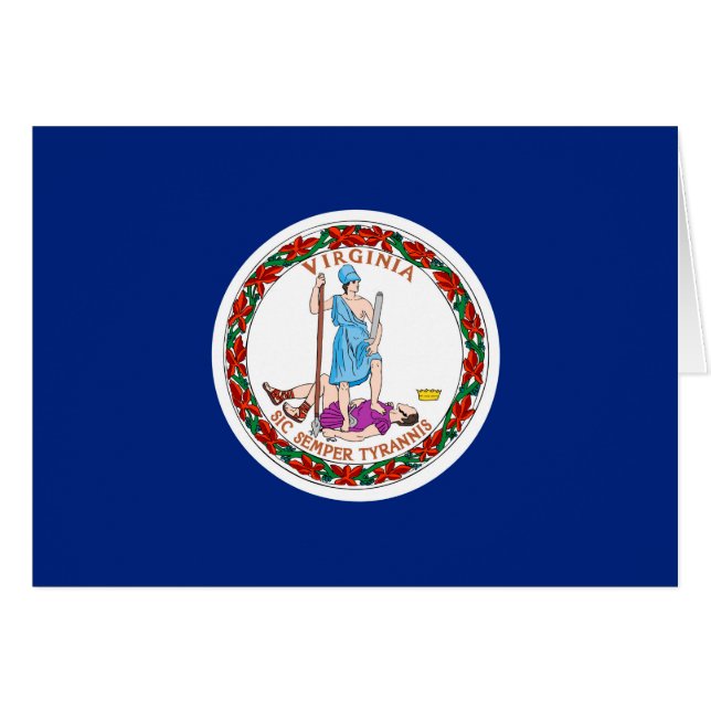Virginia State Flag Design Cards (Front Horizontal)