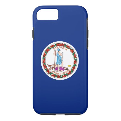 Virginia State Flag Design iPhone 87 Case