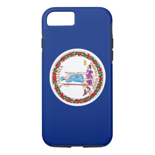 Virginia State Flag Design iPhone 87 Case