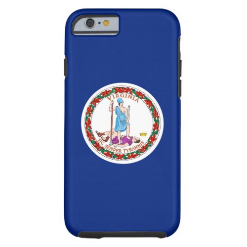 Virginia State Flag Design Tough iPhone 6 Case