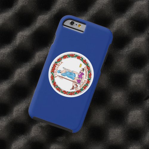 Virginia State Flag Design Tough iPhone 6 Case