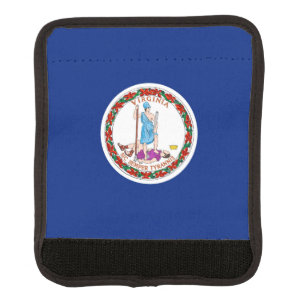 Virginia State Flag Design Decor Luggage Handle Wrap