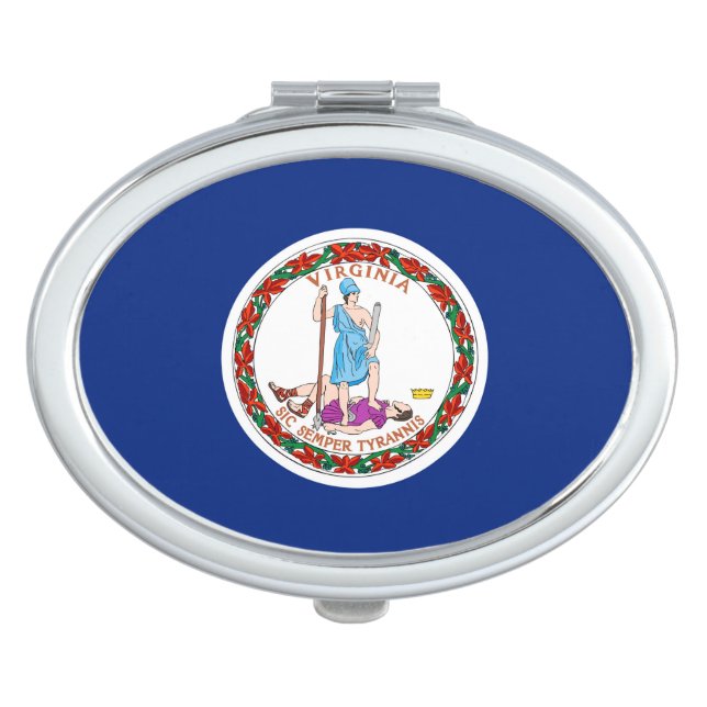 Virginia State Flag Design Decor Vanity Mirror (Front)
