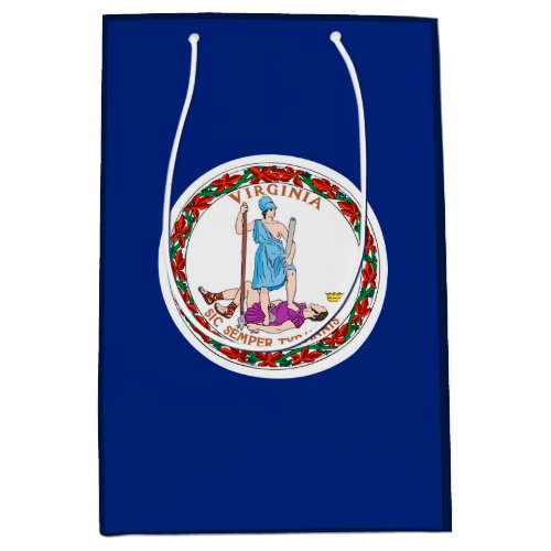 Virginia State Flag Design Medium Gift Bag