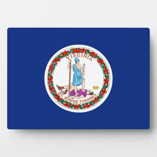 Virginia State Flag Design Plaque