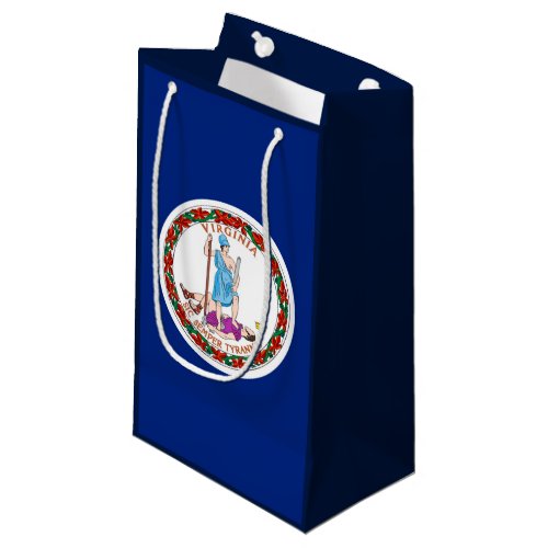 Virginia State Flag Design Small Gift Bag