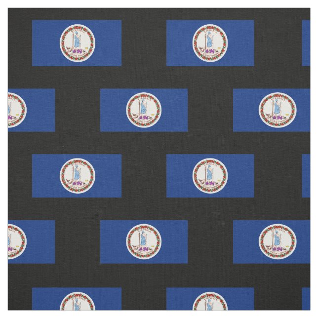 Virginia State Flag Fabric (Swatch)