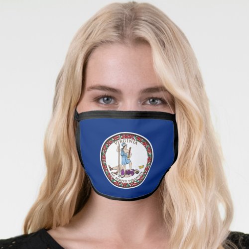 Virginia State Flag Face Mask