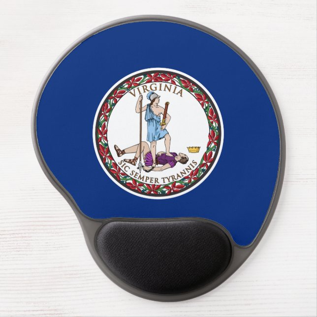 Virginia State Flag Gel Mouse Pad (Front)