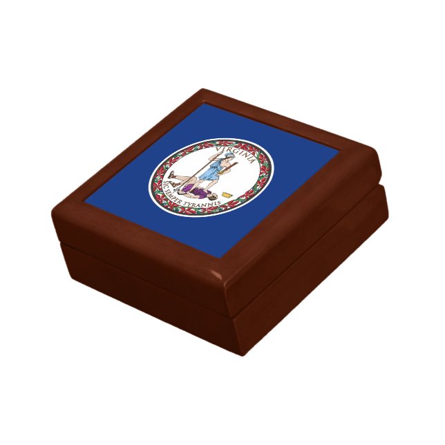 Virginia State Flag Gift Box (Side)