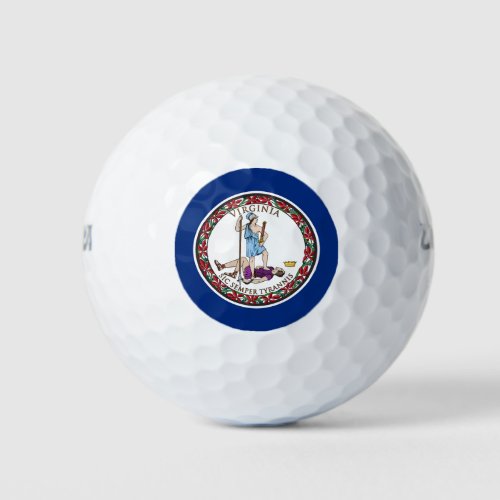 Virginia State Flag Golf Balls