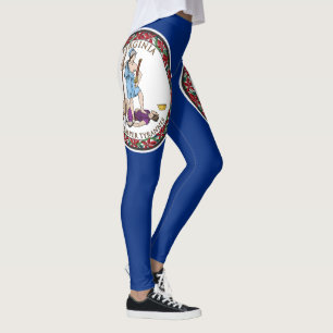Virginia State Flag Leggings