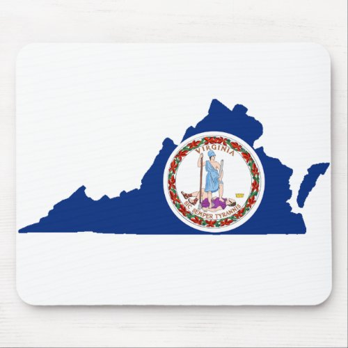 virginia state flag mouse pad