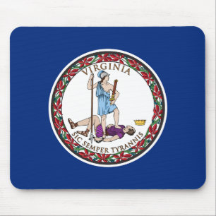 Virginia State Flag Mouse Pad