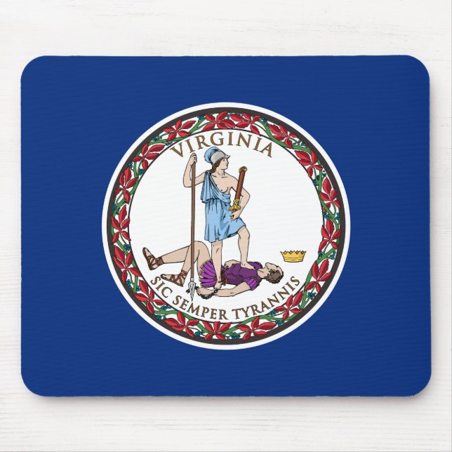 Virginia State Flag Mouse Pad (Front)