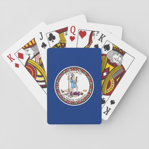 Virginia State Flag Playing Cards