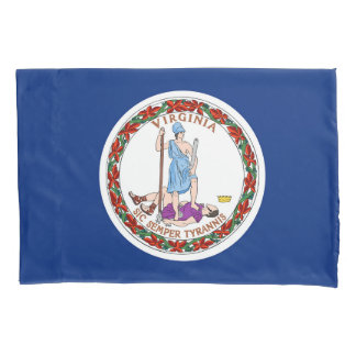 Virginia State Flag Print Patriotc Pillow Case