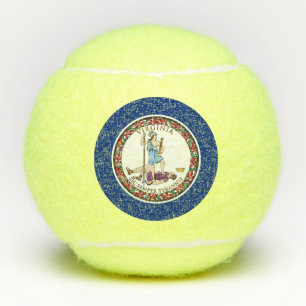Virginia State Flag Tennis Balls