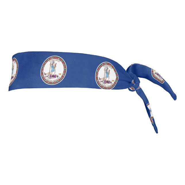 Virginia State Flag Tie Headband (Rotate 90)