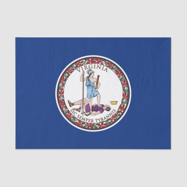Virginia State Flag Tissue Paper (Front)