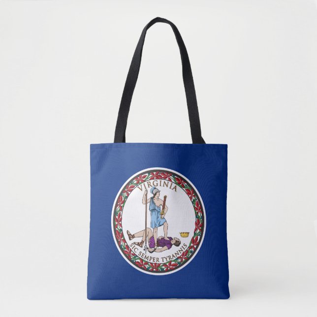 Virginia State Flag Tote Bag (Front)
